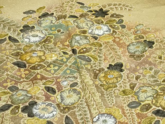 平和屋着物■極上　訪問着　作家物　辻が花　暈し染め　金彩　逸品　CZAA4211s5 平和屋着物□極上 訪問着 作家物 辻が花 暈し染め 金彩 逸品 CZAA4211s5