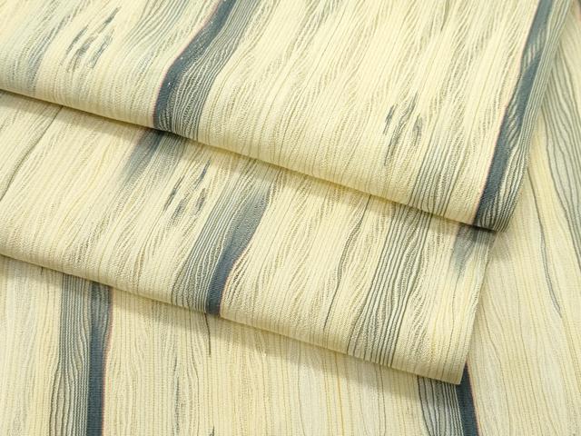 平和屋着物■極上　夏物　紗紬　変わり縞　逸品　CZAA4234s5