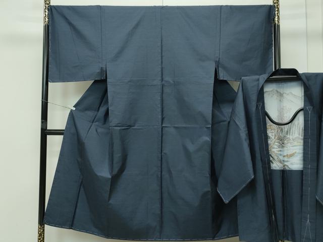 平和屋着物■極上　男性　本場大島紬　アンサンブル　100亀甲　総詰め　逸品　未使用　CZAA4288s5