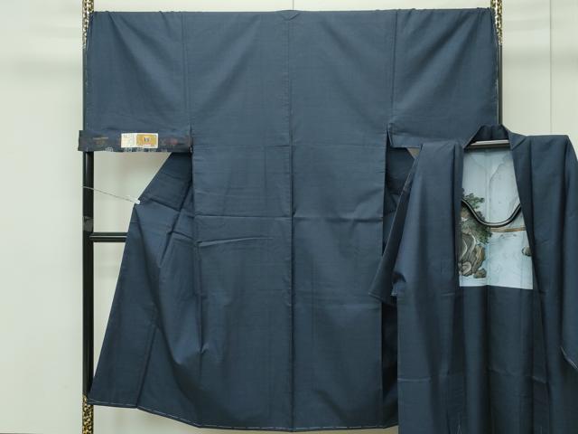 平和屋着物■極上　男性　本場大島紬　アンサンブル　キングサイズ　100亀甲　総詰め　朝信隆作　証紙付き　逸品　未使用　CZAA4290s5