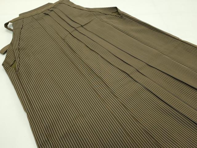 平和屋着物■極上　男性　馬乗り袴　縞　逸品　CZAA4310s5