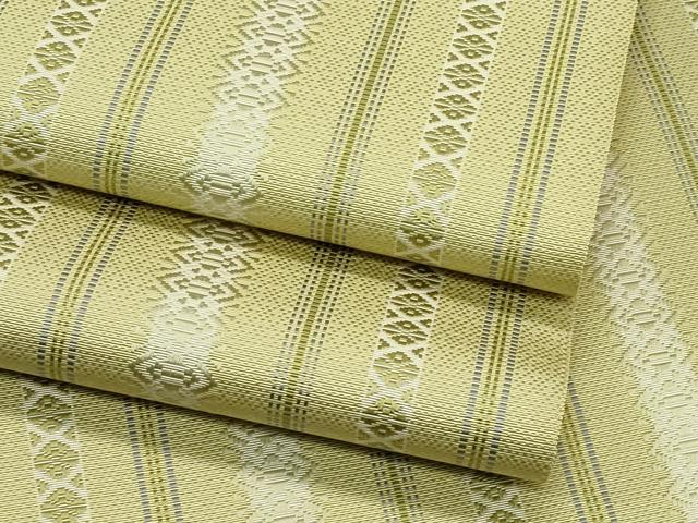 平和屋着物■極上　本場筑前博多織　八寸名古屋帯　献上柄　逸品　未使用　CZAA4351s5