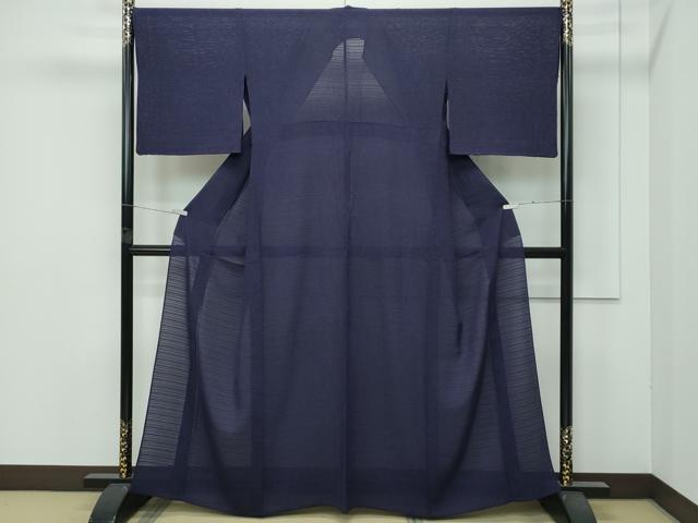 平和屋着物＊極上　夏物　小紋　変わり絽　墨流し文様　ますいわ屋扱い　逸品　CZAA4453s6_1