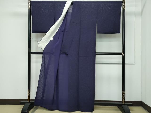 平和屋着物＊極上　夏物　小紋　変わり絽　墨流し文様　ますいわ屋扱い　逸品　CZAA4453s6_2