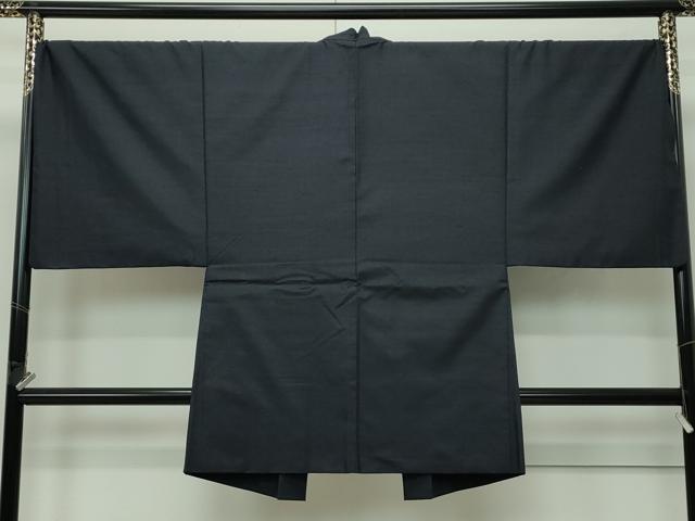 平和屋本店○極上 男性 本場大島紬 9マルキ 間道 裏地：鳥獣戯画 逸品