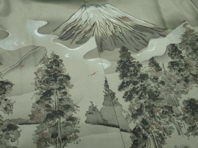 平和屋着物●極上　男性　紬　アンサンブル・長襦袢セット　色無地　鉄御納戸色　逸品　CZAA4472s6 平和屋着物○極上 男性 紬 アンサンブル・長襦袢セット 色無地