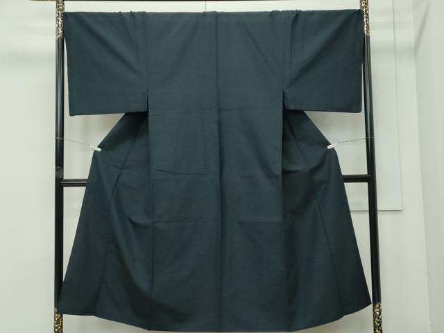 平和屋着物●極上　男性　紬　アンサンブル　色無地　百入茶色　逸品　CZAA4514s6_1