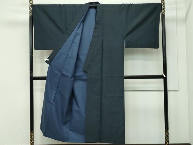 平和屋着物●極上　男性　紬　アンサンブル　色無地　百入茶色　逸品　CZAA4514s6_2