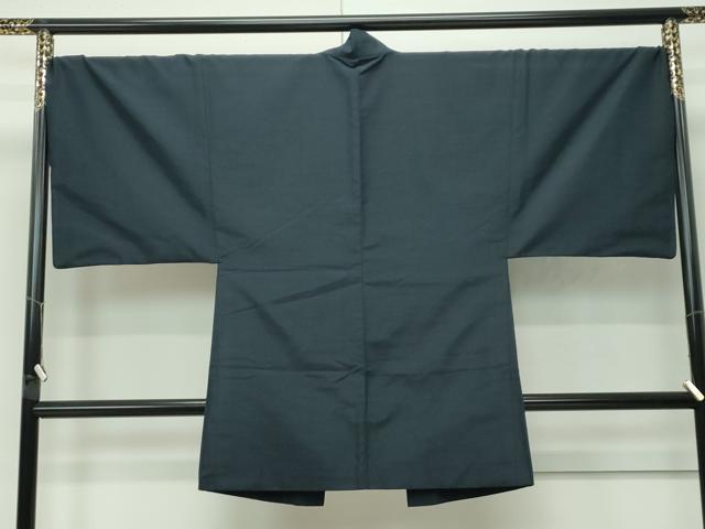 平和屋着物●極上　男性　紬　アンサンブル　色無地　百入茶色　逸品　CZAA4514s6_9