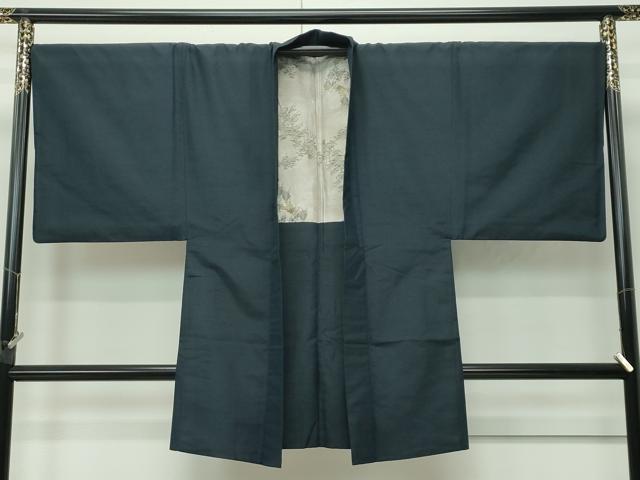 平和屋着物●極上　男性　紬　アンサンブル　色無地　百入茶色　逸品　CZAA4514s6_6