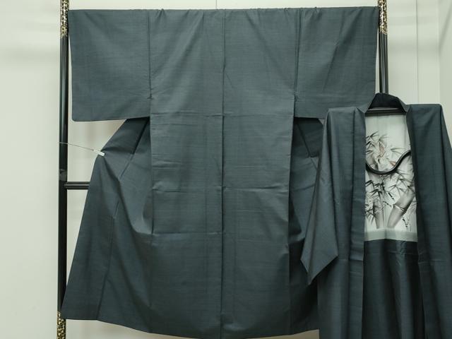 平和屋着物●極上　男性　本場大島紬　アンサンブル　100亀甲　総詰め　反端付き　逸品　CZAA4515s6