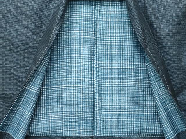 平和屋着物●極上　男性　本場大島紬　アンサンブル　100亀甲　総詰め　逸品　未使用　CZAA4526s6_8