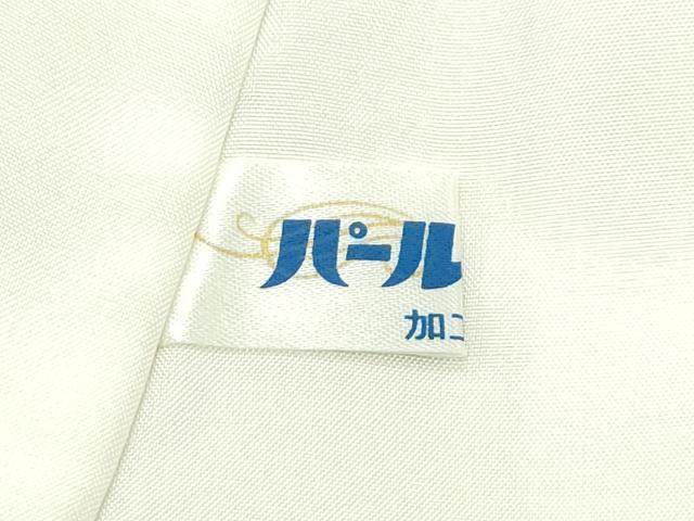 平和屋着物●極上　京加賀友禅　百貫石峰　小紋　櫛　簪　草花文　木蘭色地　逸品　未使用　CZAA4545s6_9