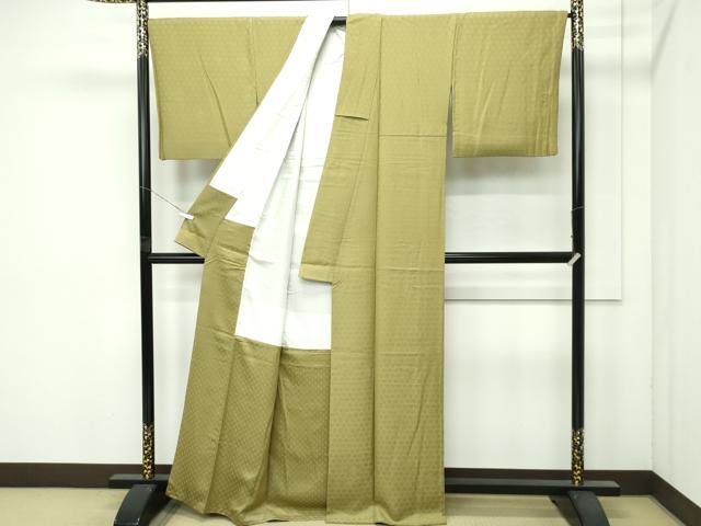 平和屋着物●極上　色無地　梅幸茶色　八掛：シルクロード　逸品　CZAA4561s6 平和屋着物○極上 色無地 梅幸茶色 八掛：シルクロード 逸品
