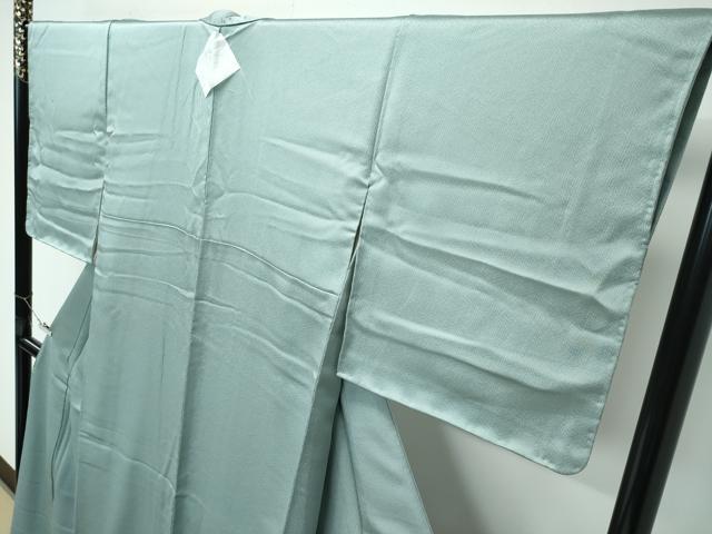 平和屋着物●極上　色無地　深川鼠色　紗綾形地紋　逸品　未使用　CZAA4611s6_3