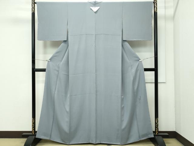 平和屋着物●極上　伝統工芸士　加賀友禅作家　吉田淳子　色無地　豆がら茶色　逸品　未使用　CZAA4617s6_1