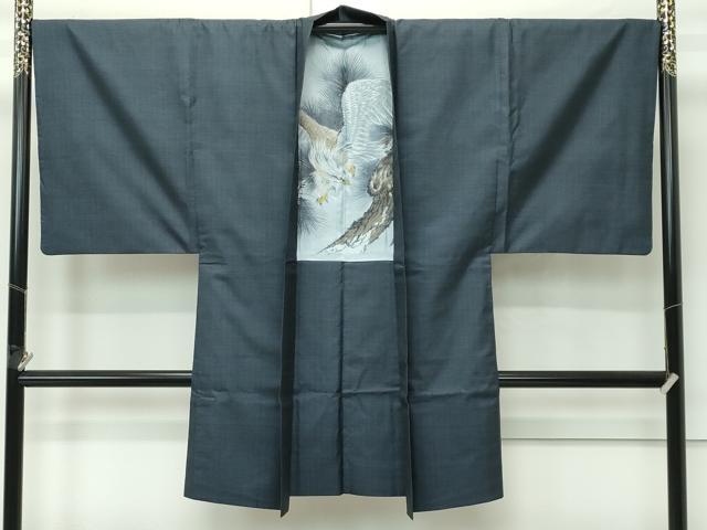 平和屋着物○極上 男性 本場大島紬 アンサンブル 100亀甲 総詰め 逸品