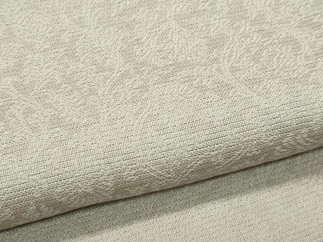 平和屋着物＊極上　夏物　京都・西陣　織元ブランド　秦流舎　お召　色無地　空五倍子色　逸品　未使用　CZAA4671s6_7