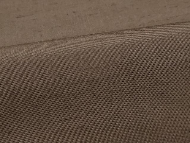 平和屋本店●極上　男性　紬　アンサンブル・長襦袢セット　色無地　涅色　逸品　CZAA4710s6_3