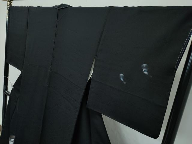 平和屋着物●極上　訪問着　犬　黒地　反端付き　逸品　未使用　CZAA4741s6_2