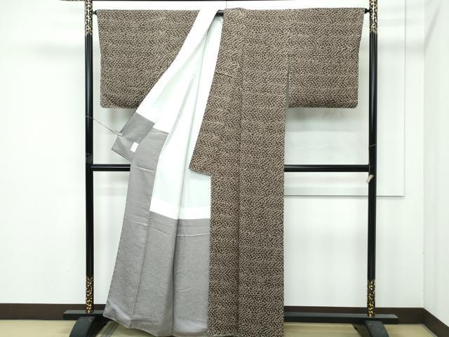長閑やかさ屋中央局●限りない キモノデザイナー 斉藤上太郎 小紋 雲重ね文 珠玉 未当てはめる CZAA4743s6