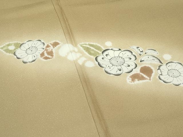 平和屋着物○男性 奥能登紬 アンサンブル 長襦袢(袷)セット 草木染
