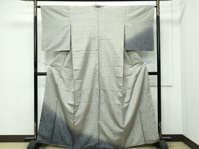 平和屋着物●極上　インド・アッサム　野蚕糸　手織　ムガシルク　訪問着　更紗唐草文　逸品　CZAA4862s6
