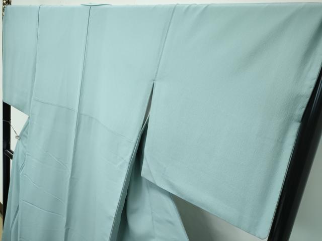 平和屋着物●極上　洗える最高級着物　＜英＞はなぶさ謹製　色無地　薄青色　逸品　CZAA4888s6_3