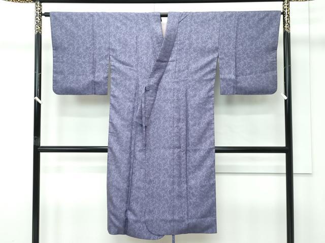 平和屋着物＃極上　紋屋井関　御寮織　道中着　ロング丈　鳳凰桐竹文　源氏鼠色地　逸品　CZAA4920s6