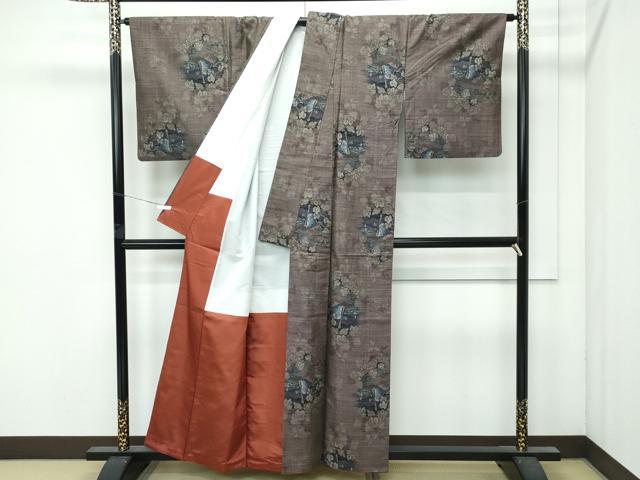 平和屋着物●極上　都喜ヱ門　本場大島紬　９マルキ　西欧の夢　藤絹織物謹製　証紙付き　逸品　CZAA4971s6_2