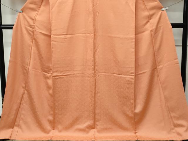 平和屋着物●極上　色無地　駱駝色　七宝花地紋　伊勢丹扱い　逸品　CZAA5037s6_4