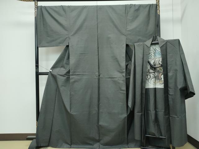 平和屋本店●極上　男性　本場大島紬　アンサンブル　キングサイズ　120亀甲　総詰め　逸品　CZAA5050s6