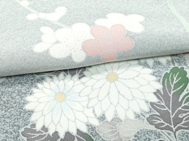 平和屋着物●極上　訪問着　友禅　枝梅菊文　たたき染め　逸品　CZAA5084s6_6