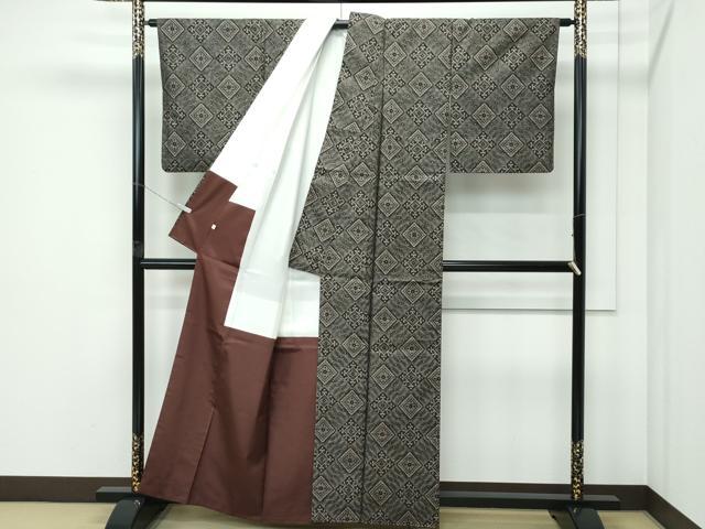平和屋本店○希少 本場大島紬 龍郷絣 逸品 CZAA5093s6 【公式通販】