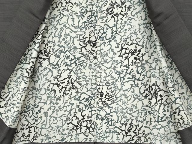 平和屋本店∞極上　男性　銀座もとじ　長羽織　紬地　海松茶色　たとう紙付き　逸品　CZAA5096s6_2