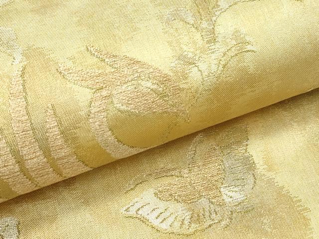 平和屋着物●極上　洛風林　工芸帯地　全通柄袋帯　花喰い鳥　金銀糸　逸品　CZAA5115s6_4