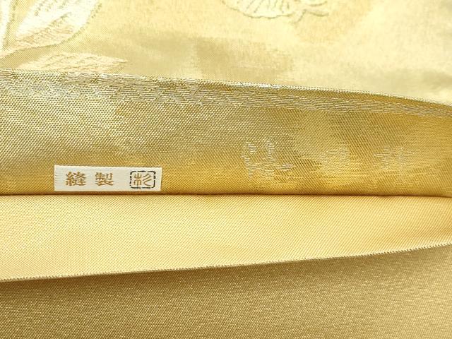 平和屋着物●極上　洛風林　工芸帯地　全通柄袋帯　花喰い鳥　金銀糸　逸品　CZAA5115s6_5