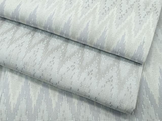 平和屋着物●極上　お召　幾何学文様　逸品　CZAA5174s6