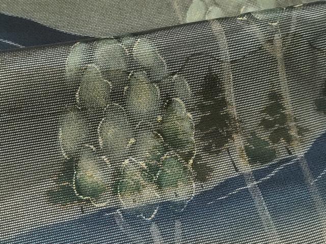 平和屋着物▽極上　訪問着　無双　紗袷　手描き　遠山樹林文　金彩　逸品　CZAA5304s6_5