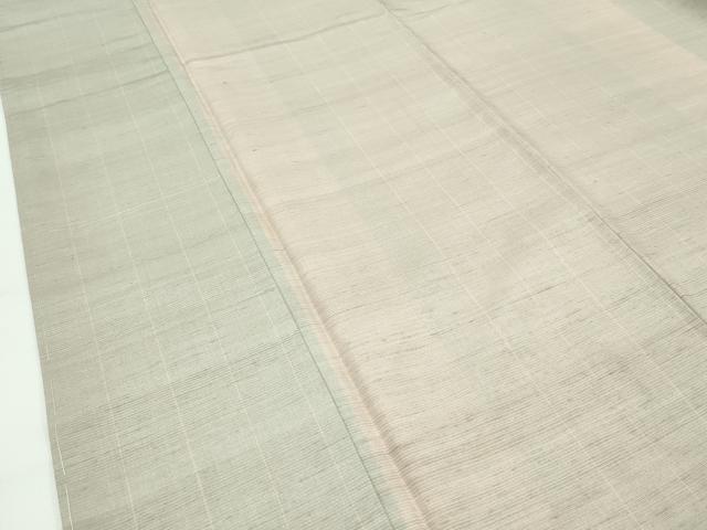 平和屋着物●極上　紅花紬　米沢　新田秀次　縞　逸品　未使用　CZAA5382s6_5