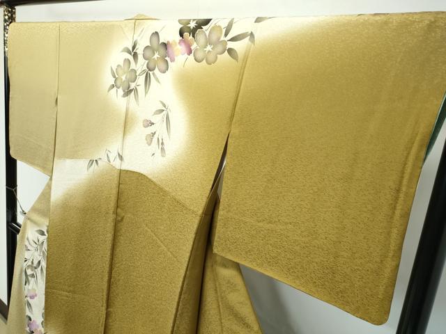 平和屋着物●極上　京の名門　じゅらく謹製　帝王紫　訪問着　刺繍　枝垂れ花文　暈し染め　金彩　逸品　CZAA5393s6