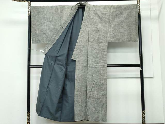 平和屋着物●極上　男性　紬　アンサンブル　長襦袢セット　霞文　逸品　CZAA5424s6 平和屋着物○極上 男性 紬 アンサンブル 長襦袢セット 霞文 逸品