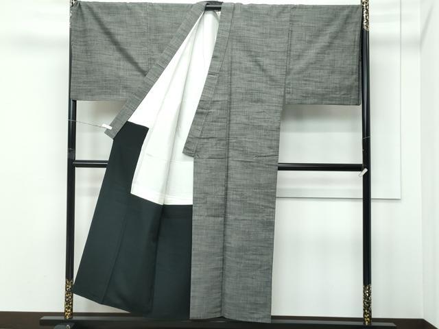 平和屋着物●極上　男性　紬　アンサンブル　キングサイズ　霞文　逸品　CZAA5444s6_2