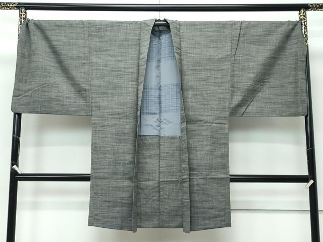 平和屋着物●極上　男性　紬　アンサンブル　キングサイズ　霞文　逸品　CZAA5444s6_6