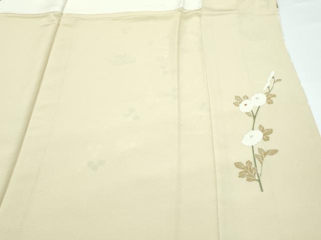 平和屋本店●極上　訪問着　流水枝花文　暈し染め　砥粉色地　逸品　CZAA5452s6_8