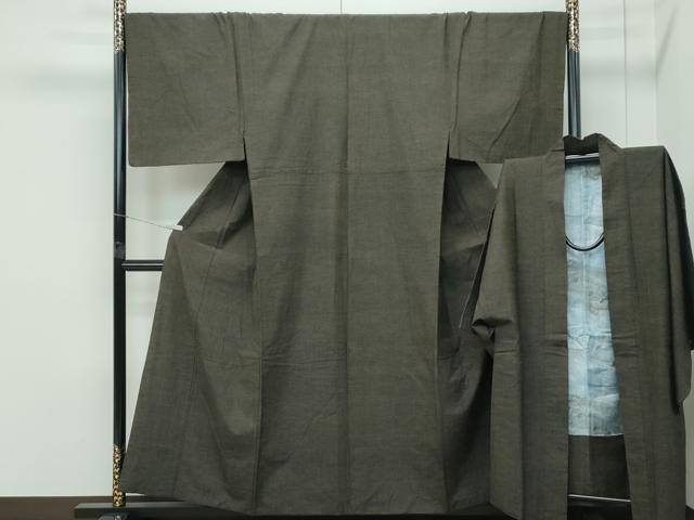 平和屋着物●極上　男性　紬　アンサンブル　霞文　逸品　CZAA5606s6 平和屋着物○極上 男性 紬 アンサンブル 霞文 逸品 CZAA5606s6 平和屋