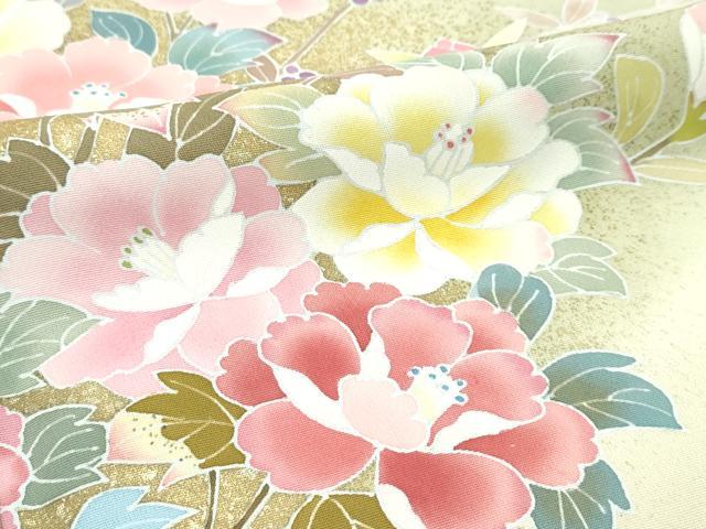 平和屋本店●極上　訪問着　草花文　暈し染め　金彩　逸品　CZAA5619s6_5