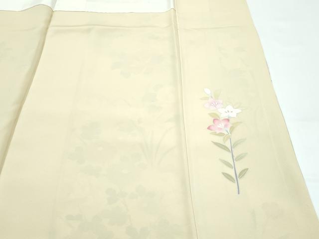 平和屋本店●極上　訪問着　草花文　暈し染め　金彩　逸品　CZAA5619s6_8