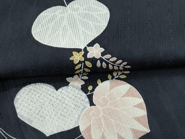 平和屋着物∞極上　羽織　葵　黒地　逸品　CZAA5625s6 平和屋着物∞極上 羽織 葵 黒地 逸品 CZAA5625s6 【公式通販】