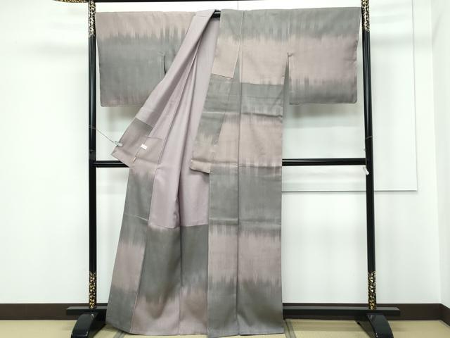 平和屋着物●極上　お召　市松文様　ますいわ屋扱い　逸品　未使用　CZAA5661s6_1